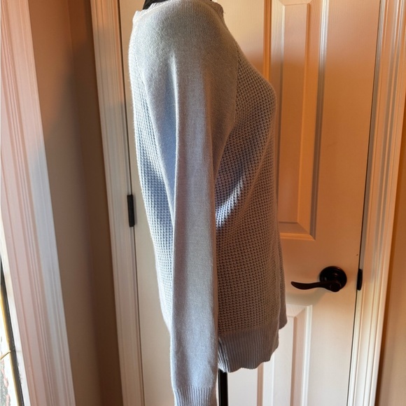 J. Crew Soft Blue, Crew Neck, wool blend Sweater NWT - Picture 4 of 9